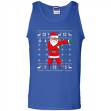 Flossing Santa Christmas Ugly Sweater Style Pajama Xmas Gift - Tank Top