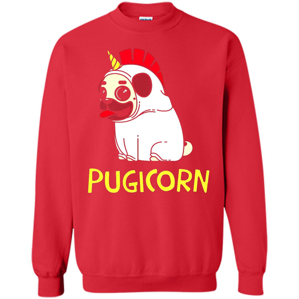 Pugicorn Pug Unicorn Funny Shirt PINGPONG - Sweatshirt