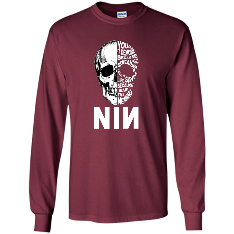 you call it demonic because you hear the screaming NIN