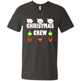 Christmas Crew Gifts Santa Elves Reindeer - Men's V-Neck