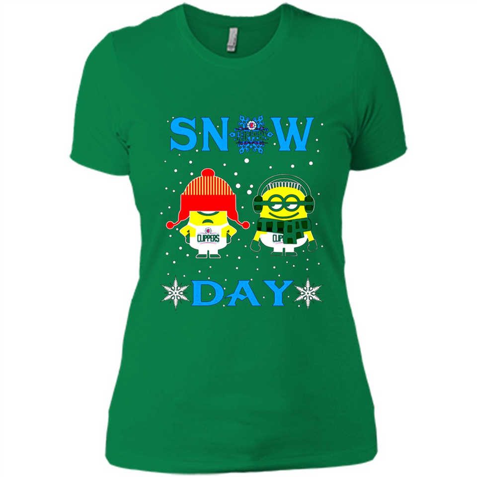 Snow Day Shirt For La Clippers Vs Minion Fans pingpong