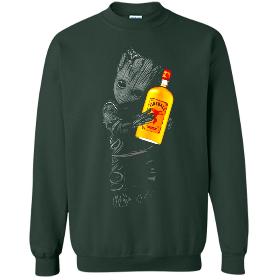 Groot hug Fireball Cinnamon Whisky PING PONG