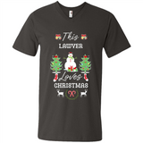 This Lawyer Loves Christmas Tree Shirt with Snowman