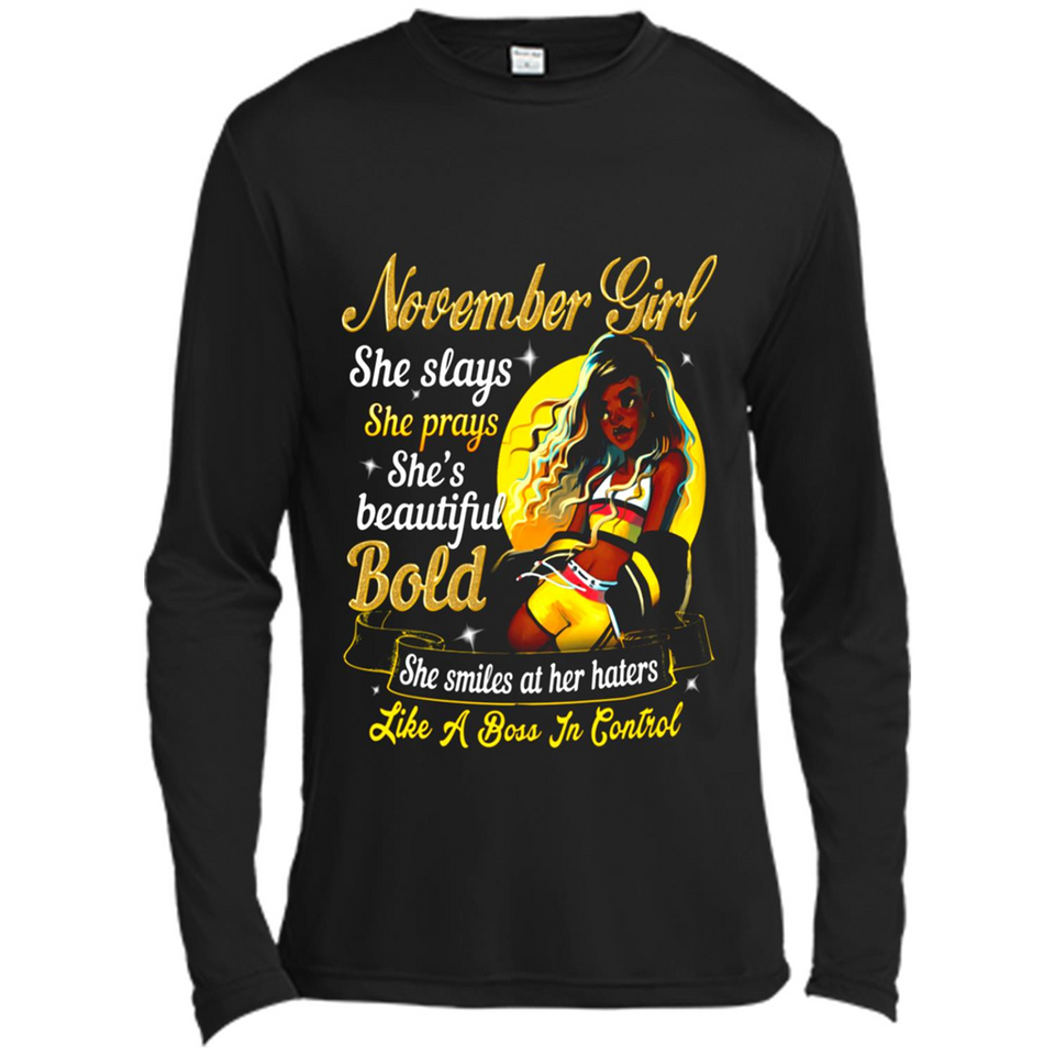 November Girl She Slays She Prays She's Beautiful PINGPONG