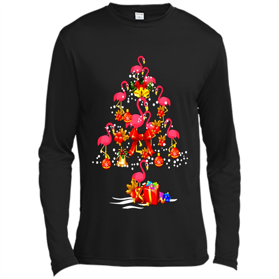Flamingo Christmas Tree Merry Christmas Flamingo PING PONG