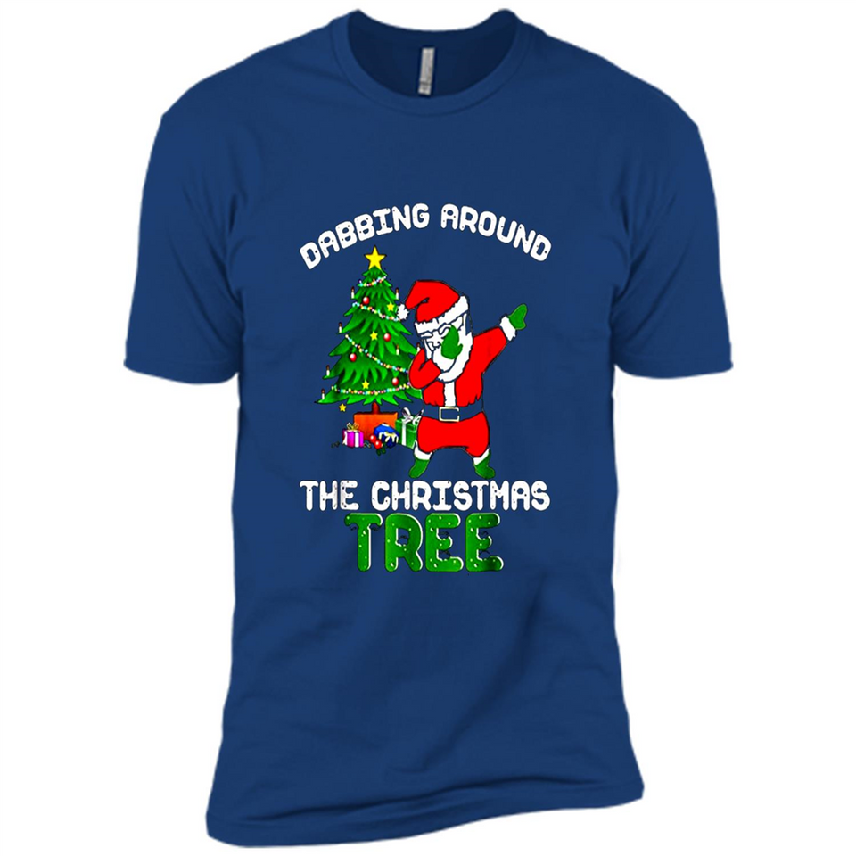 Christmas Dabbing Santa - Premium Short Sleeve T-Shirt