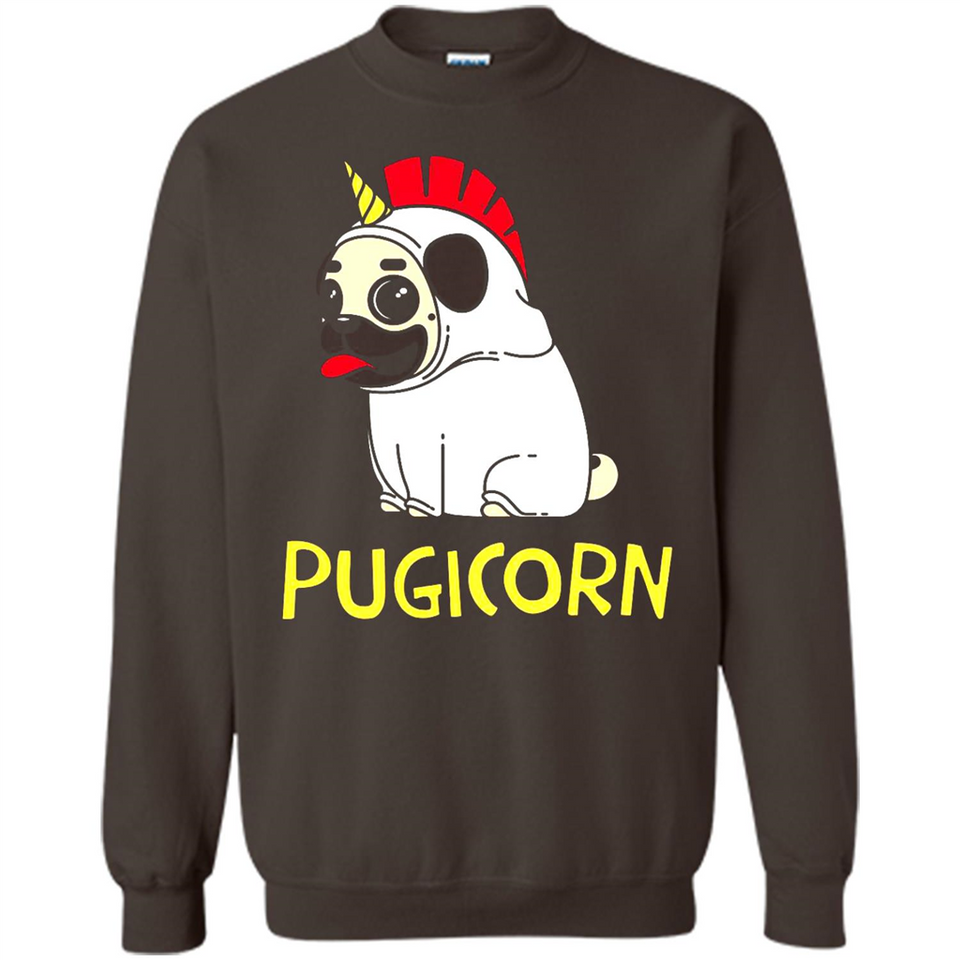 Pugicorn Pug Unicorn Funny Shirt PINGPONG - Sweatshirt
