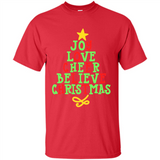 Joy Love Cheer Believe Christmas Tree