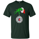 Amazing shirt Los Angeles Clippers Glitter Grinch Monogram Ornament Christmas Gift - Shirt