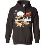 Christmas Santa Golden Retriever Sleigh For Labrador Retriever