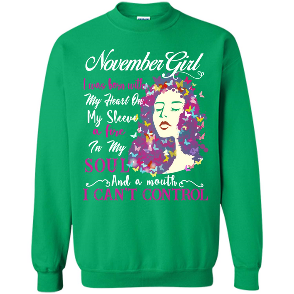 November Butterfly Girl - Sweatshirt