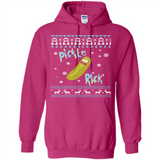 Rick and Morty Pickle Rick Ugly Christmas Sweater - Hoodie