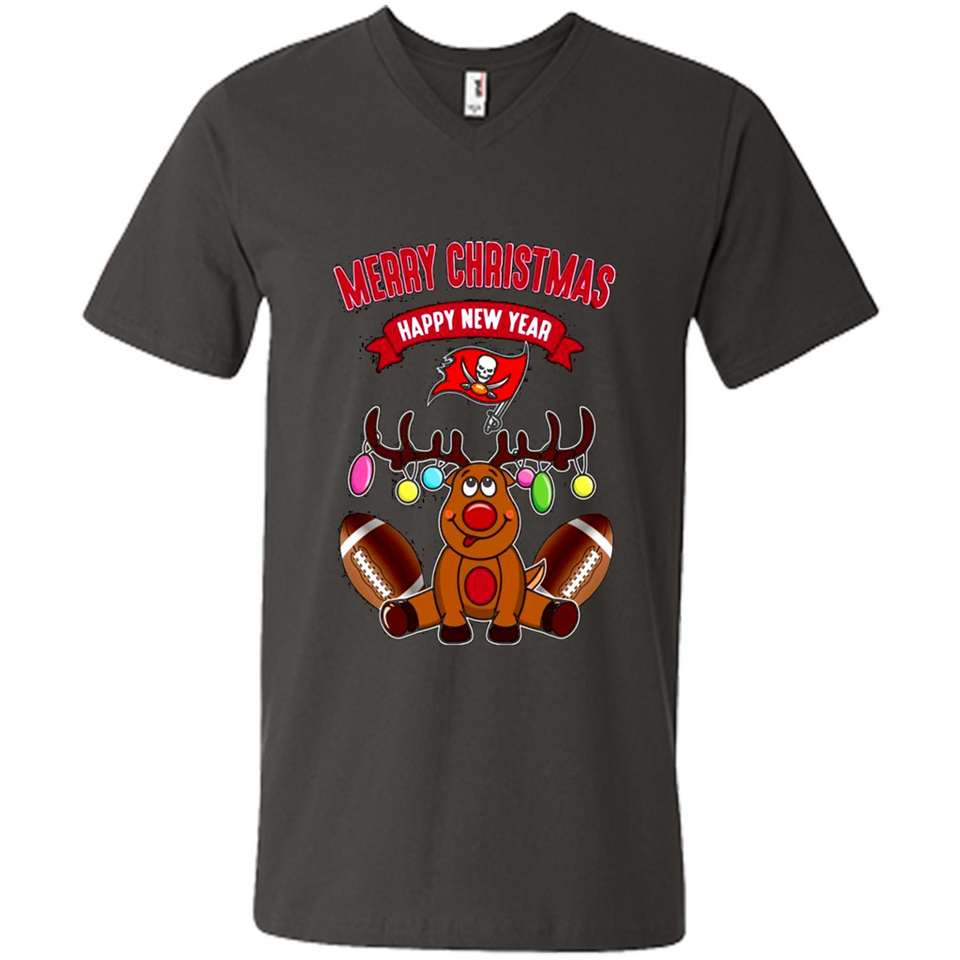 Tampa Bay Buccaneers NFL Reindeer Funny Merry Christmas And Happy New Year