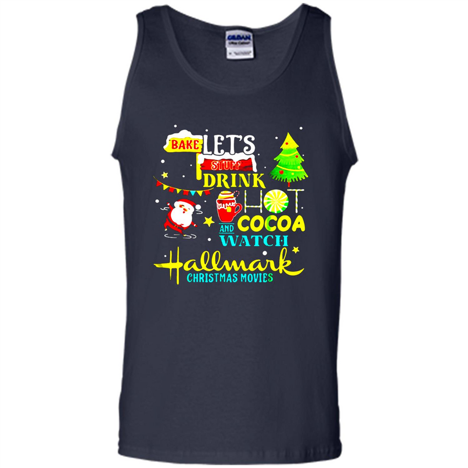 Santa claus i just want to bake stuff and waych christmas movi PINGPONG - Tank Top