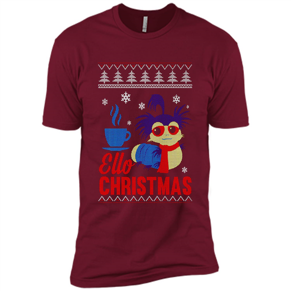 Christmas Ugly Sweater Ello Christmas - Premium Short Sleeve T-Shirt