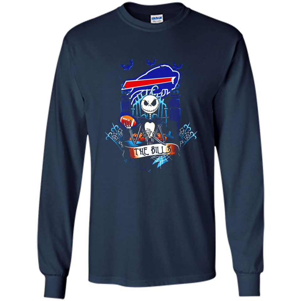 Buffalo Bills Halloween The Nightmare Before Christmas - Long Sleeve T-Shirt