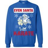 Even Santa Does Karate - Funny Karate - Sweatshirt
