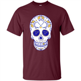 St. Louis Blues Hockey Sugar Skull Day of the Dead