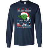 YODA SILENT NIGHT JEDI NIGHT CHRISTMAS UGLY SWEATER