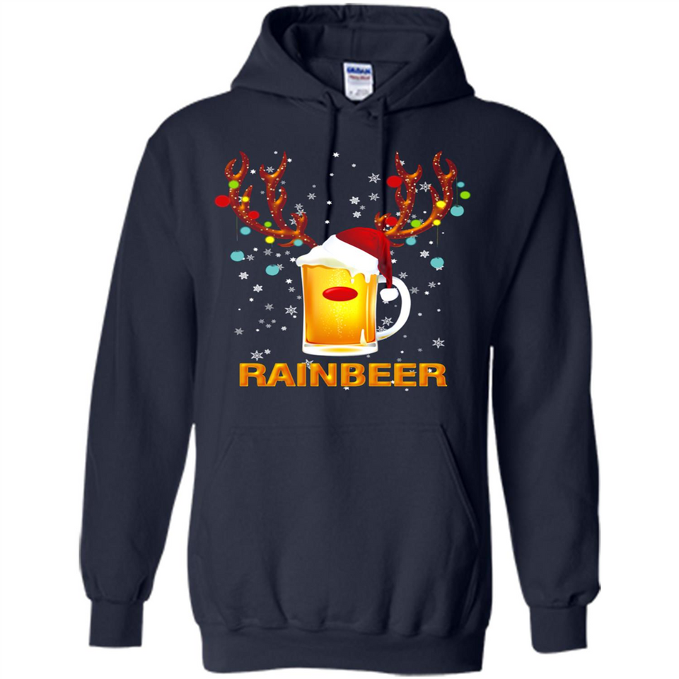 Rainbeer Funny Reindeer Beer Lover