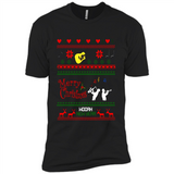 Music Ugly Christmas SweatShirt - Premium Short Sleeve T-Shirt