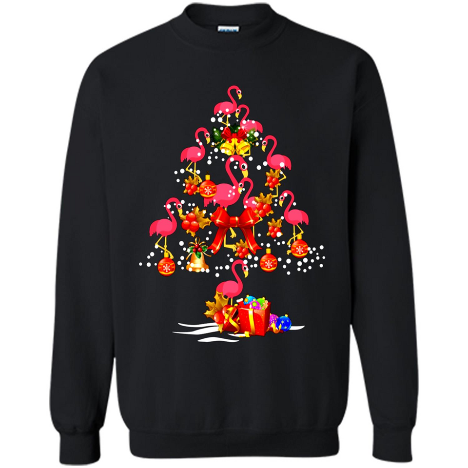 Flamingo Christmas Tree Merry Christmas Flamingo PING PONG