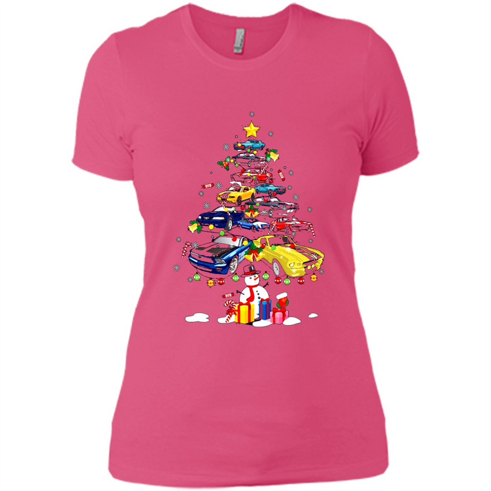 Mustang Tree Christmas Sweatshirt PINGPONG