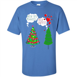 Fir Loves Christmas Tree Funny Undecorated Joke - Shirt
