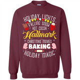 Holiday Lights Falling Snow Hot Cocoa Hallmark Christmas movie