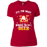 Its The Most Wonderful Time for a Beer - Ladies' Boyfriend T-Shirt