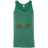 Snoopy Merry Christmas with Christmas tree T-Shirt - Canvas Unisex Tank