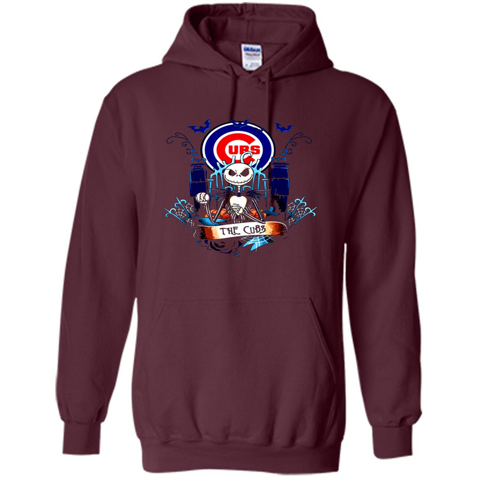 Chicago Cubs Halloween The Nightmare Before Christmas - Hoodie