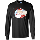 Cute Santa Claus Ho Ho Ho - Long Sleeve T-Shirt