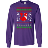 Christmas Ugly Sweater CUTE CATS UGLY CHRISTMAS SWEATERS - Long Sleeve T-Shirt