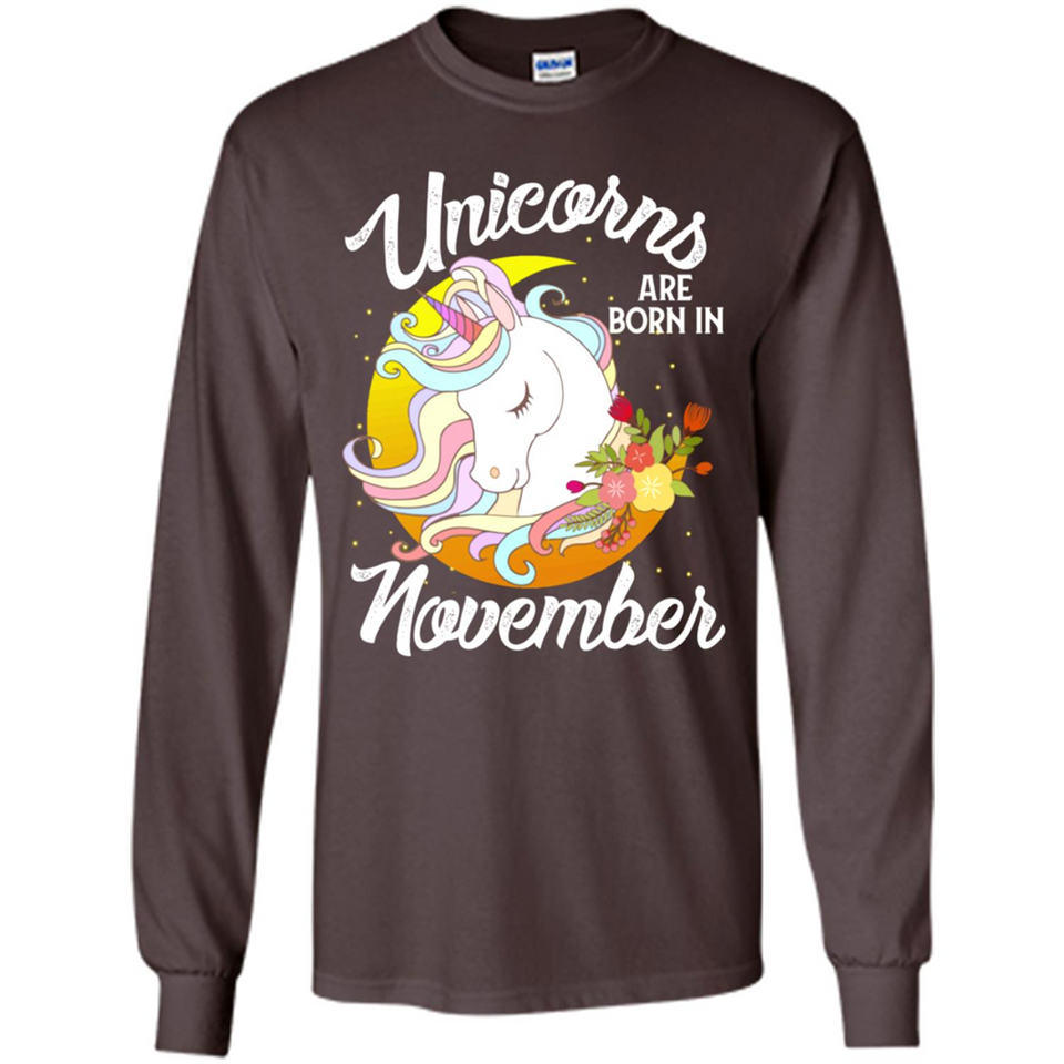 Unicorns Are Born In November Magical Rainbow