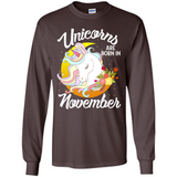 Unicorns Are Born In November Magical Rainbow