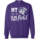Green Bay Packers Football My Heart is on that Field - Sweatshirt