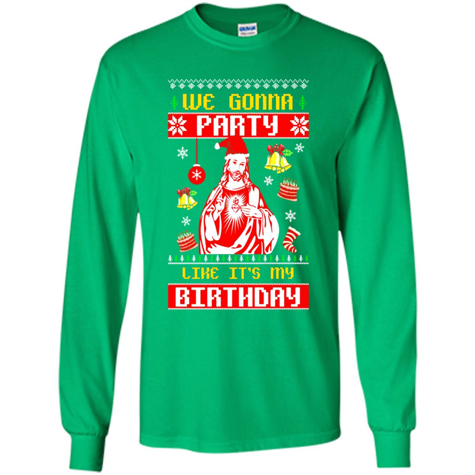 We Gonna Party Like It's My Birthday Jesus Christmas PINGPONG
