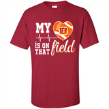 Cincinnati Bengals Football My Heart is on that Field - Shirt