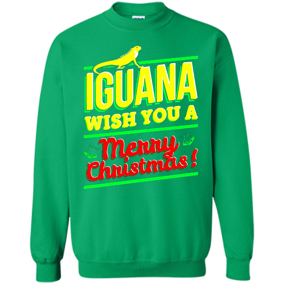 Iguana Wish You A Merry Christmas Animal - Sweatshirt