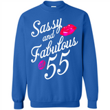 Sassy and Fabulous at 55 - 55th Birthday - Sweatshirt