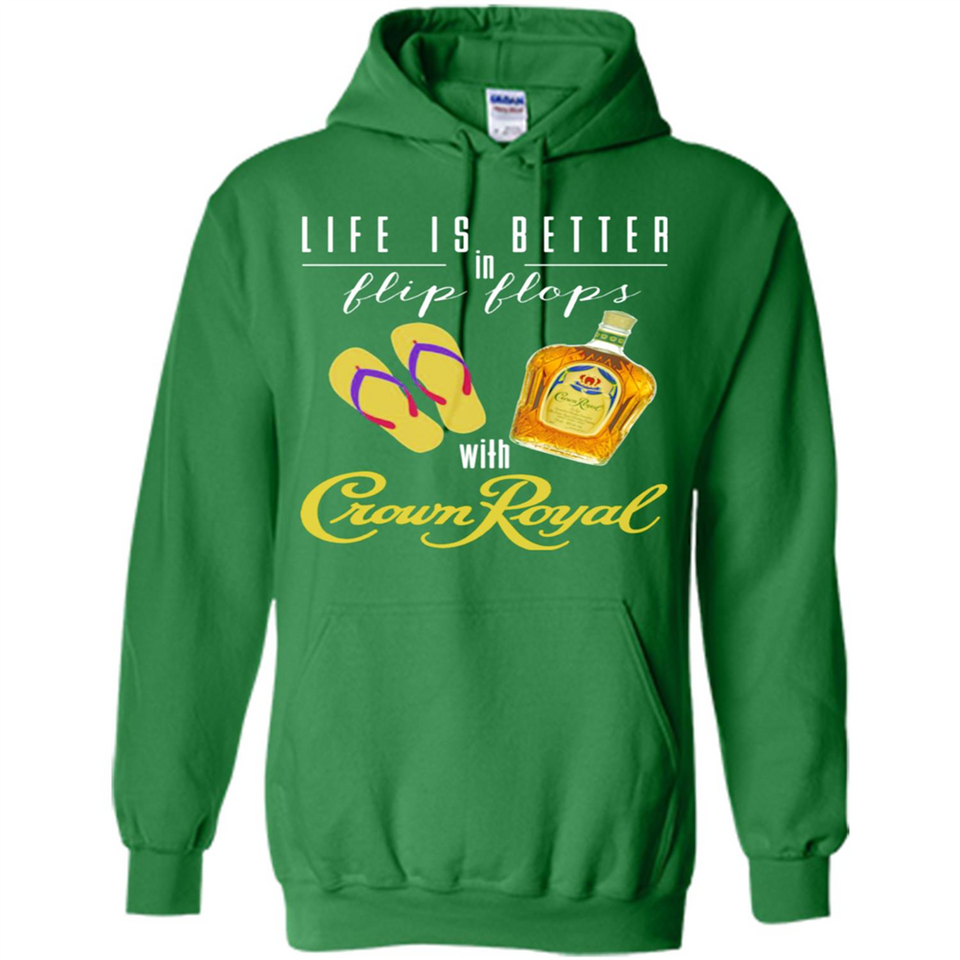 LIFE IS BETTER IN FLIP FLOPS WITH CROWN ROYAL