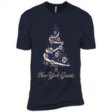 New York Giants NFL Football Team Logo Christmas Tree T-Shirt - Premium Short Sleeve T-Shirt