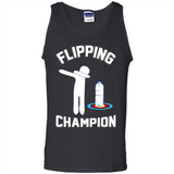 Water Bottle Flipping Tshirt Dabbing Flipping Champion - Tank Top