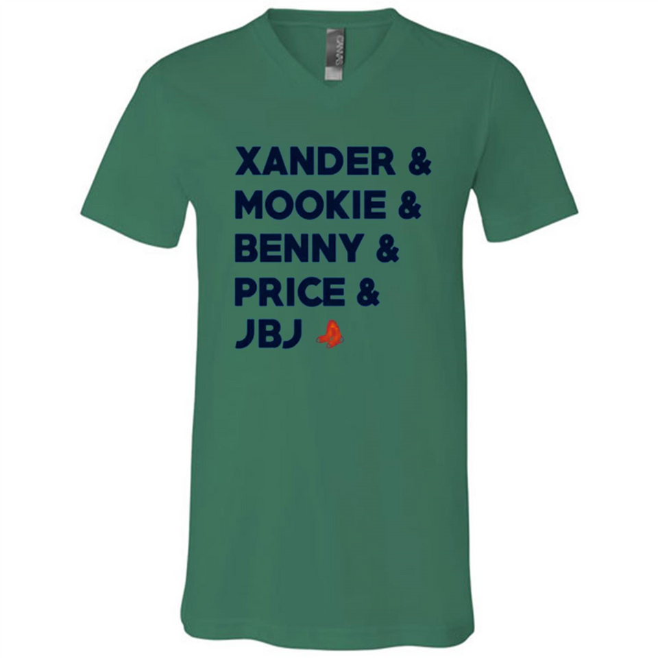 Baseball Favorite Players - Canvas Unisex V-Neck