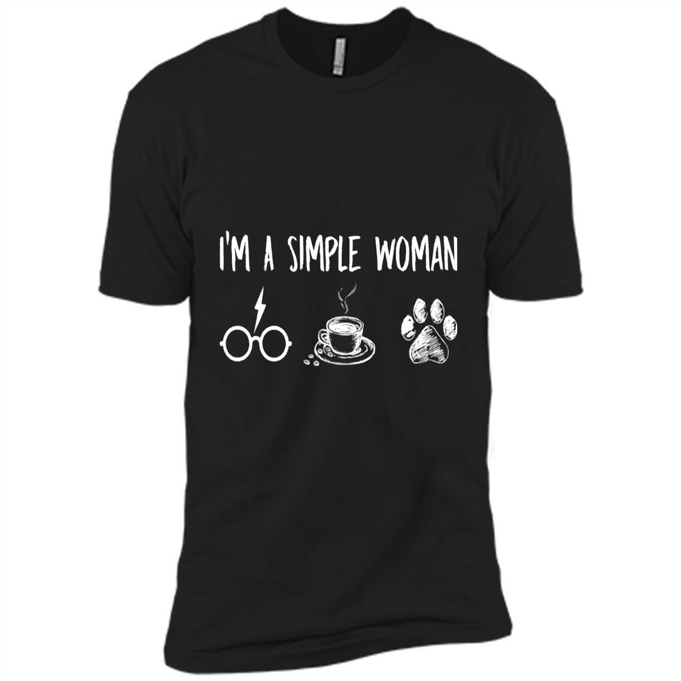 I’m Simple Woman Like Harry Potter, Coffee and Dog