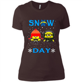 Snow Day Shirt For Los Angeles Chargers Vs Minion Fans pingpong