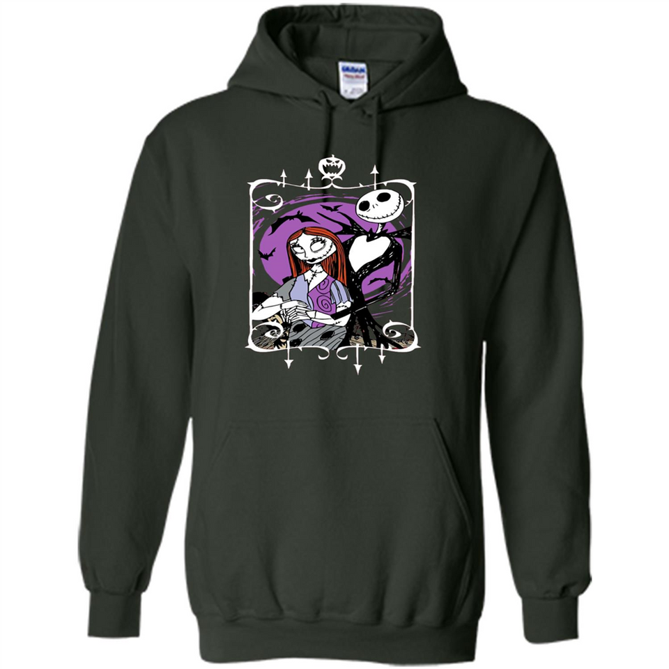 Disney Nightmare Before Christmas Jack And Sally T-Shirt - Hoodie