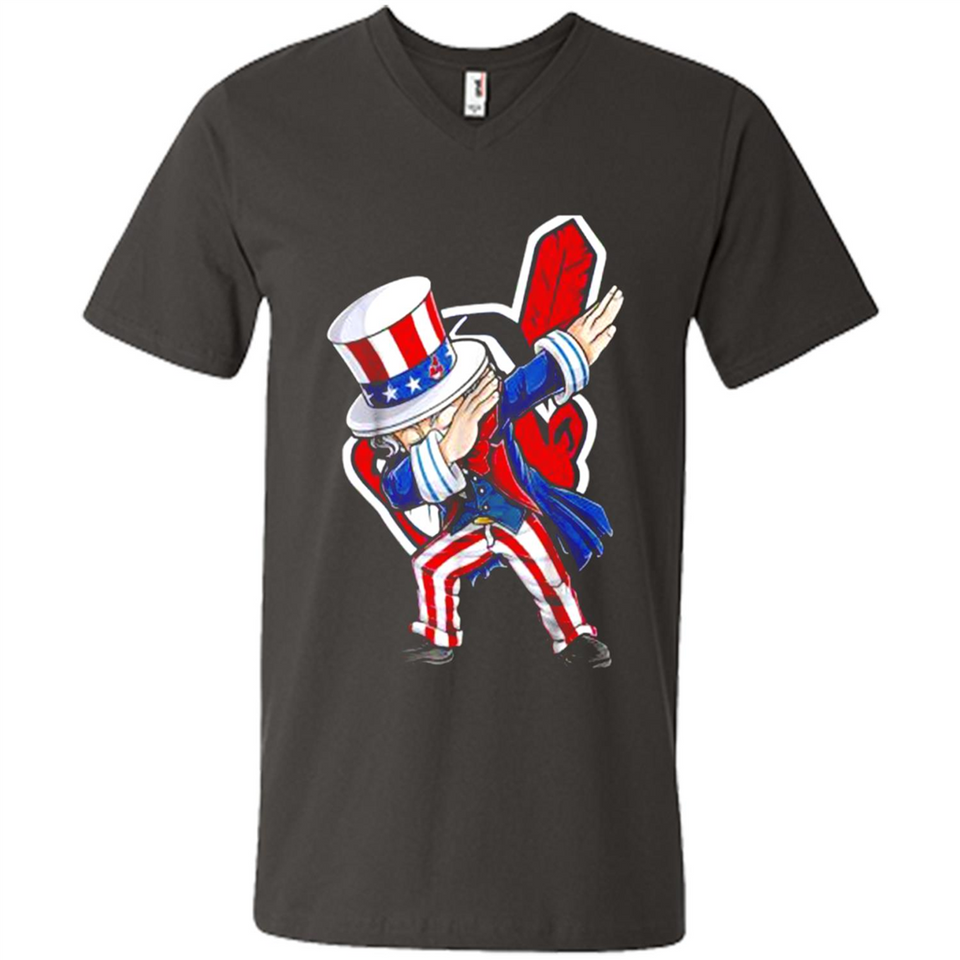 MLB CLEVELAND INDIANS UNCLE SAM DABBING INDEPENDENCE DAY