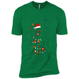 Rottweiler Santa Lights Christmas Dog Xmas Sweatshirt - Premium Short Sleeve T-Shirt
